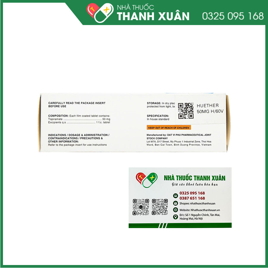 Huether - 50 điều trị động kinh hoặc dự phòng đau nửa đầu